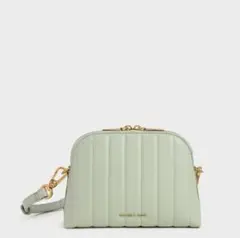 CHARLES & KEITH ミントグリーン ハンドバッグ