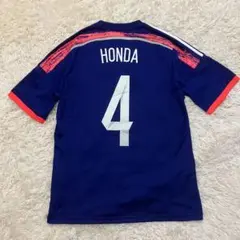 【美品！】2014ブラジルW杯 日本代表 ♯4 本田圭佑【Lサイズ】ホーム