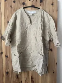 EEL ベージュ チロリシャツ S