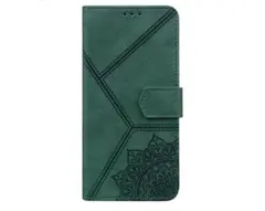BASIO4 KYV47 ケース 手帳型 グリーン