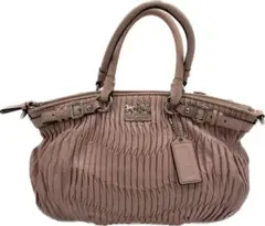 【カメオ】COACH 美品 ブラウン プリーツ ハンドバッグ 18620 2025年最新】コーチ 18620の人気アイテム - メルカリ