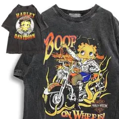 BHVU キャラ Tシャツ 古着 ベティ ブープ ハーレーダビットソン バイク