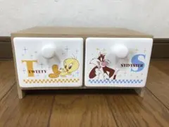 【非売品】2004ミスド×トゥイーティー 陶器引き出しノベルティ