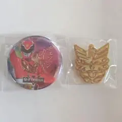全スーパー戦隊展 メタリック缶バッジ グリッターアクリルキーホルダーゴセイジャー