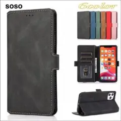 高級感♪ レザー 手帳 手帳型 iPhone スマホケース 大人気