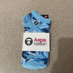 新品Aape 迷彩柄 ショートソックス
