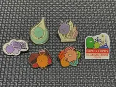 モリゾー＆キッコロ　ピンバッジ　６個セット　愛地球博　EXPO 2005