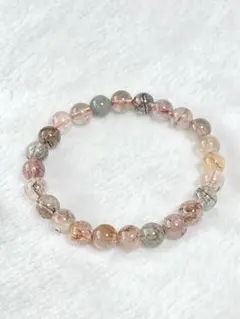カラフルルチルクォーツ　mixルチルクオーツ　8mm 透明感バツグン　A