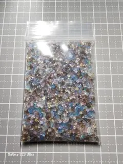 Ｎｏ1852 琉球ガラスフリット✨ブラウン、水色、クリア、薄ピンク★15ｇ