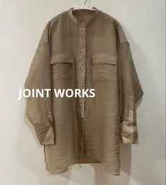 JOINT WORKS シアーブラウス　オーバーサイズ