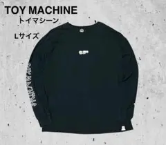 TOY MACHINE トイマシーン 刺繍ロゴ 長袖Tシャツ 黒 オマージュ L
