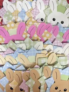 ぴょんぴょん うさぎめだる 折り紙 メダル 30枚セット