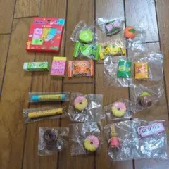 お菓子・楽器形マグネットセット 16個