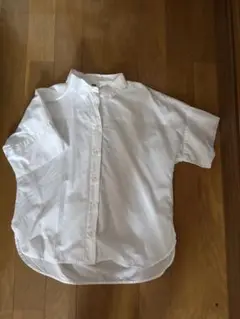 サマーセール　ユニクロ　UNIQLO ホワイト コットン 半袖シャツ Sサイズ