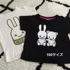 【サイズ100】cuneキッズＴシャツ2枚セット
