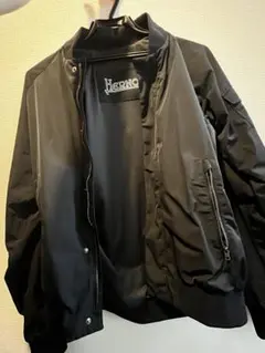【極美品】Herno 42 Sサイズ　ブラック ブルゾン　MA-1 ジャケット