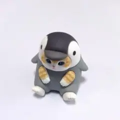 座るモフサンド　海の生き物にゃん　ペンギン　フィギュア　ガチャガチャ