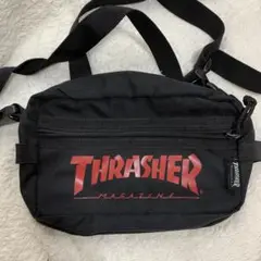 THRASHER ブラック ショルダーバッグ