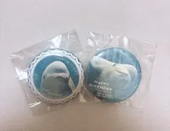 名古屋港水族館 クルッと寄付 ガチャ 缶バッジ ベルーガ ミライ 缶バッチ