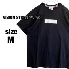 VISION STREET WEAR　ブラック　半袖Tシャツ　M　ボックスロゴ