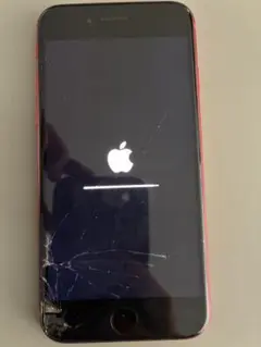 iPhone SE2 64GB SIMフリー 動作OK 画面割れあり 訳あり
