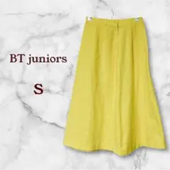 bt juniors イエロー フレアロングスカート　S