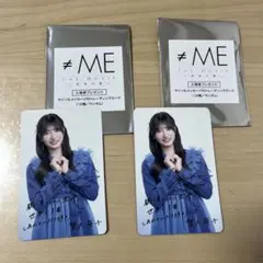 【≠ME】ノイミー　映画　サイン入りカード2枚セット【蟹沢萌子】