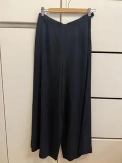 EMPORIO ARMANI ブラックワイドパンツ