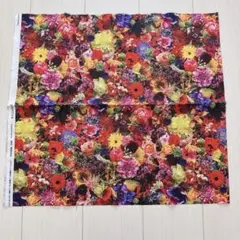 プランティカ 花柄 プリント生地 110cm×50cm