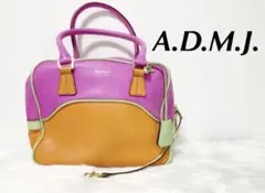 美品 ADMJ エーディーエムジェイ ハンドバッグ ブランド レディース