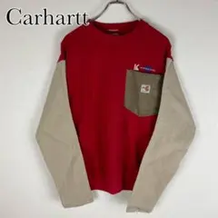 Carhartt 90s カーハート ワンポイントロゴ リメイクトレーナー