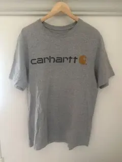 carhartt グレー Tシャツ ロゴ入り