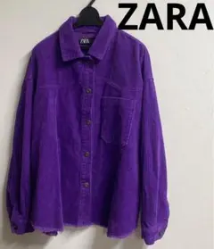 ZARA ザラ レディースジャケット シャツ コーデュロイ Lサイズ