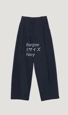 Bargiee SINGLE PLEATED PANTS（Navy）