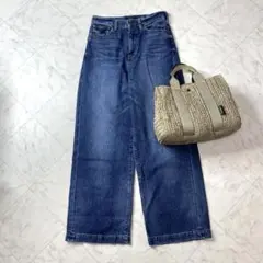 美品✨Theory セオリー　ワイドデニムパンツ　CROPPED WIDE 24