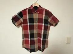 ブラックレーベルクレストブリッジ　クレストブリッジチェックシャツ　レッド　M
