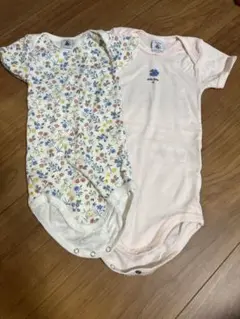 PETIT BATEAU 半袖ボディ　プチバトー　2枚組