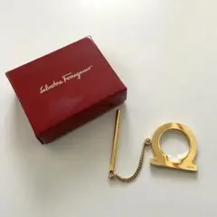【美品】Salvatore Ferragamo フェラガモ スカーフリング　箱付