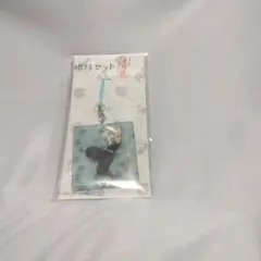 アクリルストラップ キャラクターイラスト 青色
