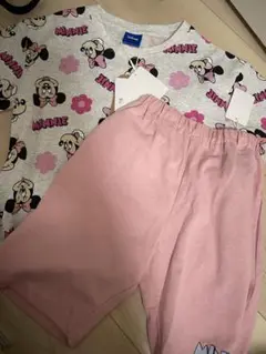 ベビー　キッズ　しまむら　セットアップ　100 ミニーちゃん