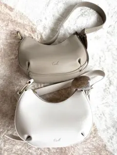 しまむら　yumi ハーフムーンバッグ　ショルダーバッグ