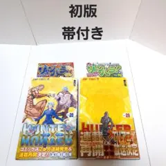 hunter×hunter 初版 帯付 コミックスニュース付 2冊セット