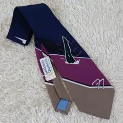 美品✨ RICHEL プールサイドの絵柄 ネクタイ