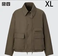 UNIQLO U ユーティリティショートブルゾン　OLIVE　XL