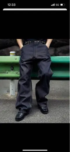 pokokoko【美品】L'ECHOPPE Lee 別注100Z 34 NEW ARRIVAL】Lee別注 PIERROT DENIM PANTS｜L'ECHOPPE（レ