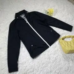 【THE SHOP TKMIXPICE】コットンジャンパー　『3』　ネイビー