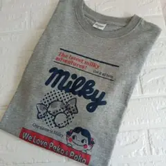 ミルキー Tシャツ Mサイズ 不二家 ぺこちゃん