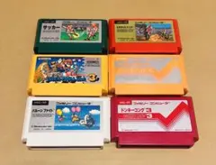 【ファミコンソフト6本セット・任天堂・ファミコン】nin