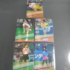 BBM 2015 始球式カード　パラレルセット　小島瑠璃子、高田里穂、朝比奈恵美