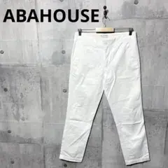 ABAHOUSE アバハウス メンズ スリムチノパン 3 ホワイト